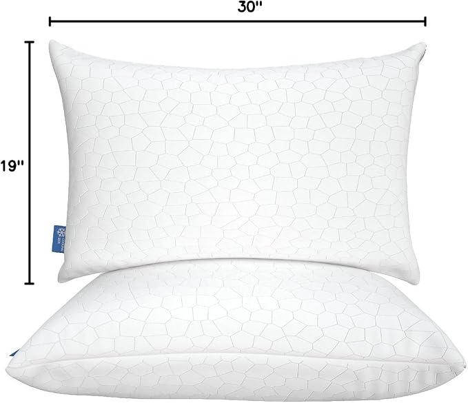 QUTOOL Cooling Pillow for Sleeping, CertiPUR-US Shredded Memory Foam Queen - Image 10