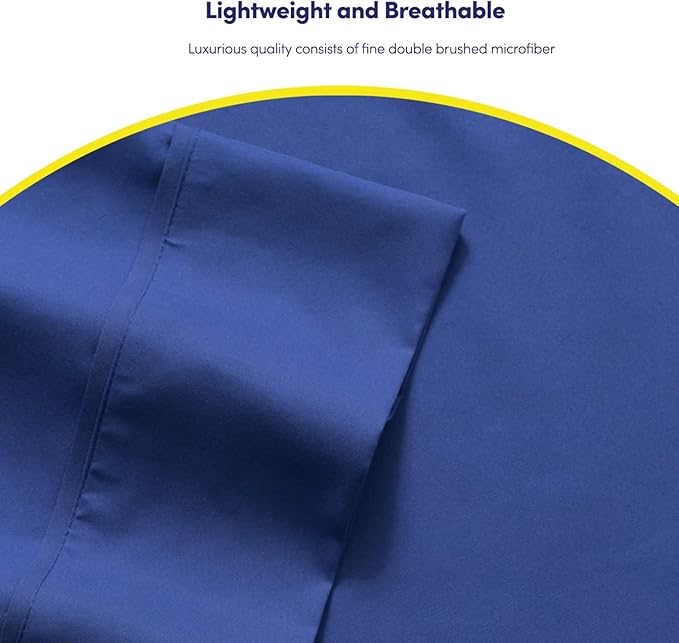Queen Sheets Royal Blue - Image 6
