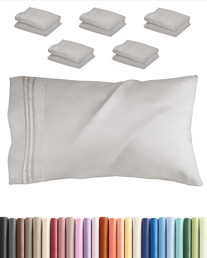 King Pillow Cases Set of 10 by CGKUnlimited