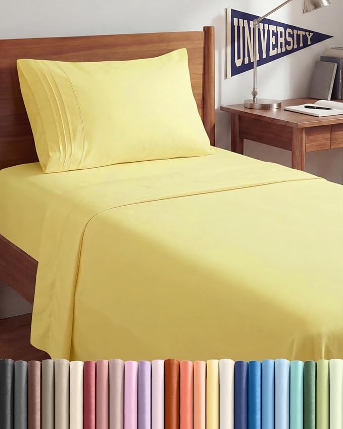 Twin XL Size 3 Piece Sheet Set by CGKUnlimited