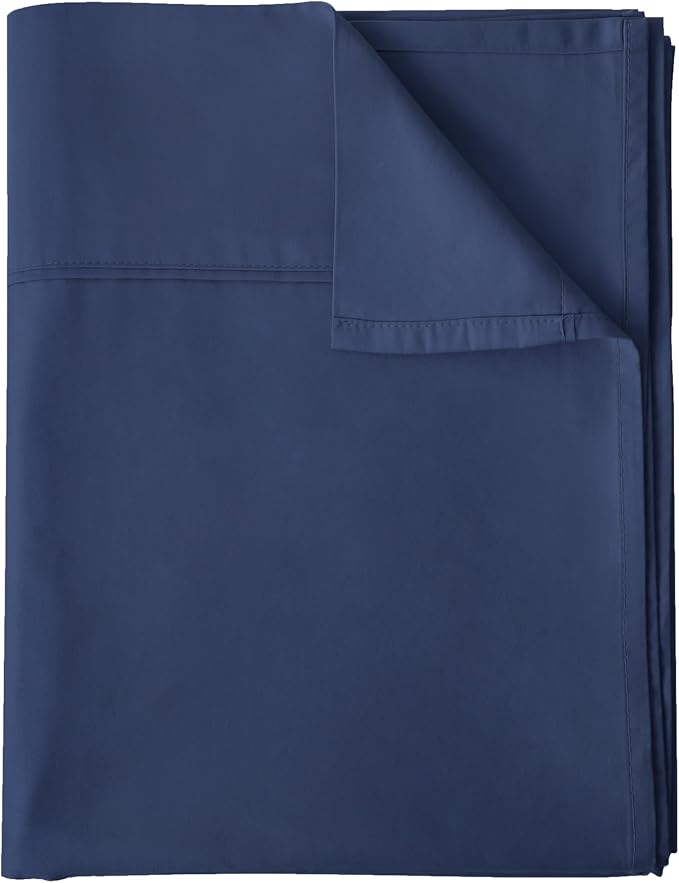 Flat Sheet Only Full Size, 400 TC 100% Egyptian Cotton Flat Sheet by ShunjieHome