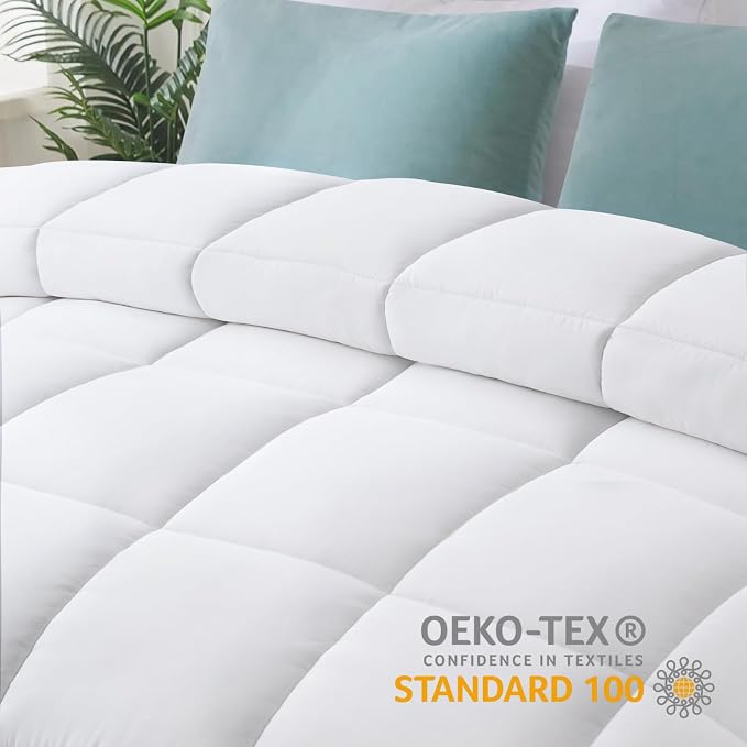 COHOME Oversized Queen Size Comforter, All-Season Quilted Down Alternative - Image 8