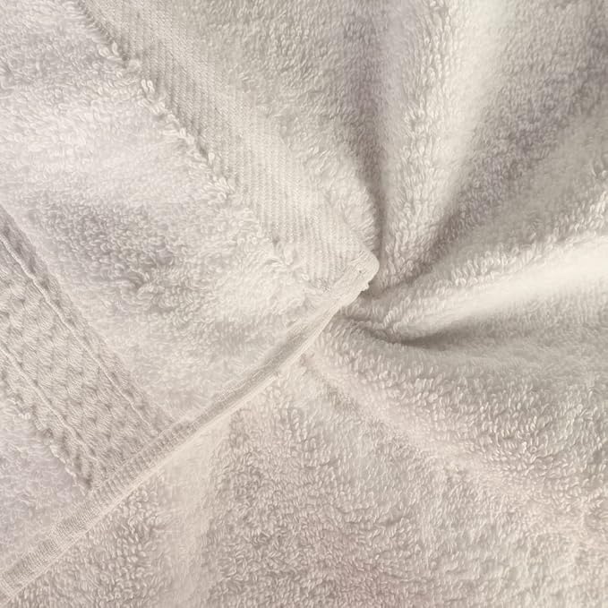 SUPERIOR Egyptian Cotton Pile Hand Towel Set of 4, Ultra Soft Luxury Towels - Image 4