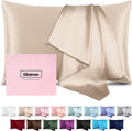 Silk Pillowcase for Hair and Skin Mulberry Silk Pillowcase Soft Breathable by Casbrove