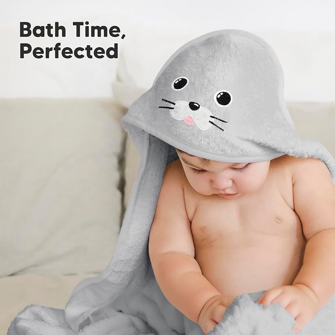 KeaBabies Hooded Baby Towel for Newborn - Image 9