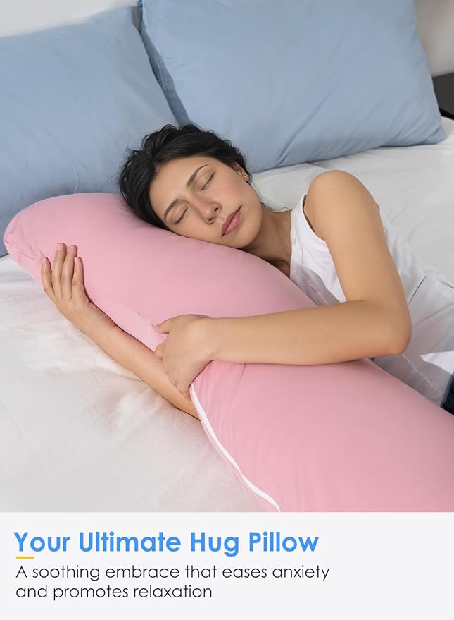 QUEEN ROSE Cooling Body Pillow, Full Body Support Pillow - Image 7