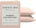 Karissa Mae Cooling Bamboo Viscose Standard Size Pillowcase Set | 100% by KARISSAMAE