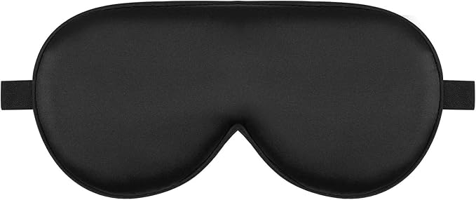 Sleep Mask Silk Eye Mask for Men Sleeping Mask, Adjustable Elastic Strap for by Unknown