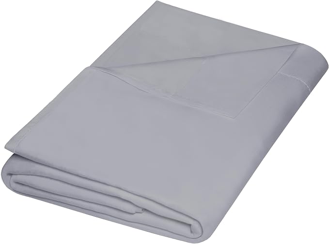 ZPECC King Flat Sheet Only 1 Pack, Durable Light Gray Top Bed Sheets by ZPECC-ABrandThatHasBeenFocusedOnBabyProductsFor18Years