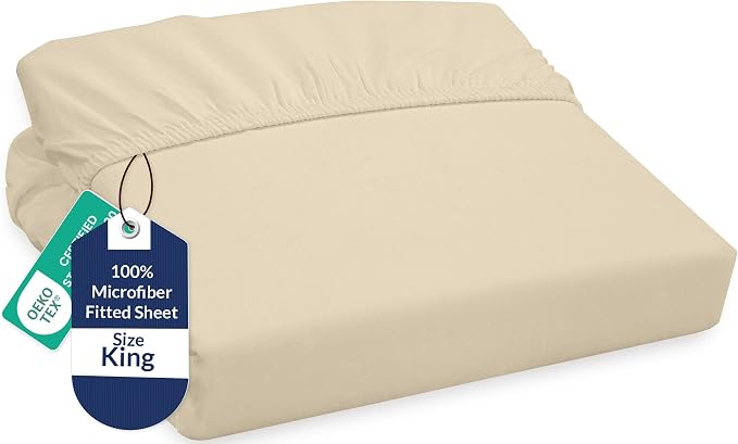 Royale Linens Fitted Sheet King by ROYALELINENS