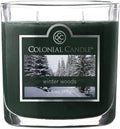 Colonial Candle Winter Woods Scented Jar Candle, 2 Wick, 3.5 oz, Mottled Wax by ColonialCandle