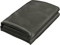 Homiest Dark Grey Satin Flat Sheet King Size, Luxury & Ultra Soft Bedding by Homiest