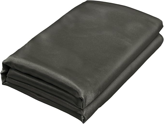 Homiest Dark Grey Satin Flat Sheet King Size, Luxury & Ultra Soft Bedding by Homiest