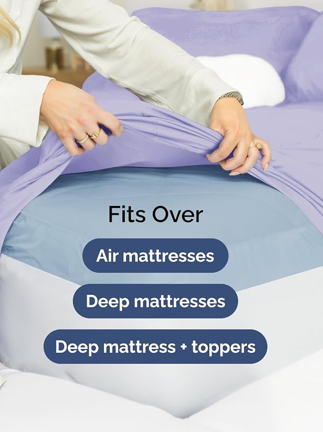 Extra Deep Twin Fitted Sheet - Image 6