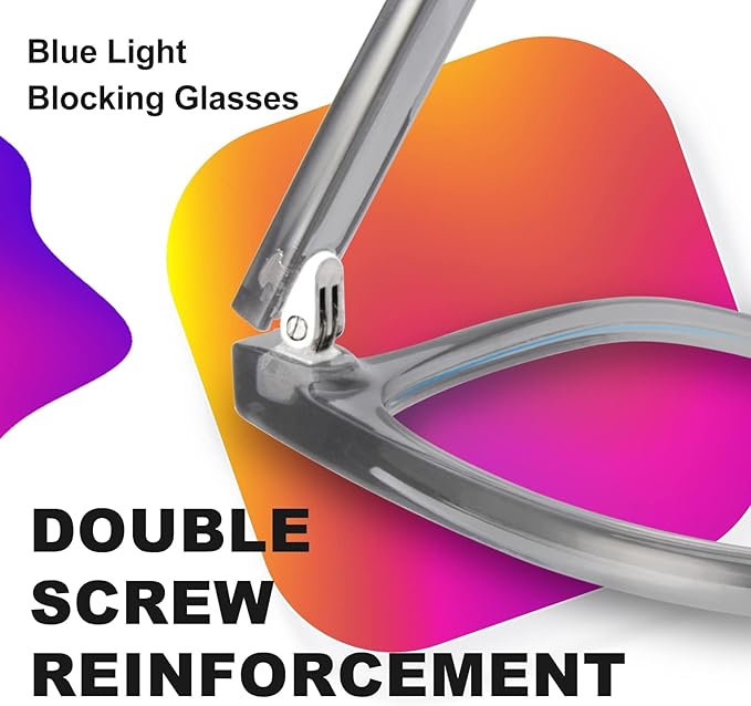 VISOONE Blue Light Blocking Glasses Square - Image 4