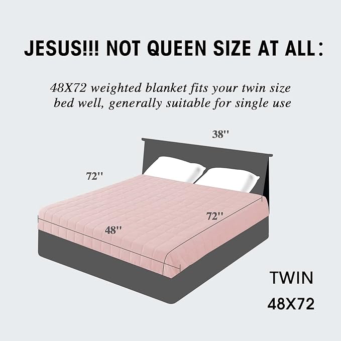yescool Weighted Blanket for Adults Cooling Heavy Blanket for Sleeping Perfect - Image 2