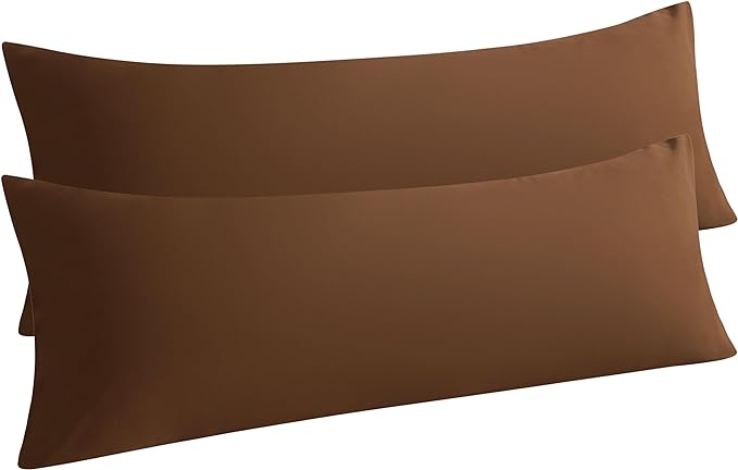 NTBAY 2 Pack Body Pillowcase, 20x54 inches, Microfiber, Wrinkle-Free, by NTBAY