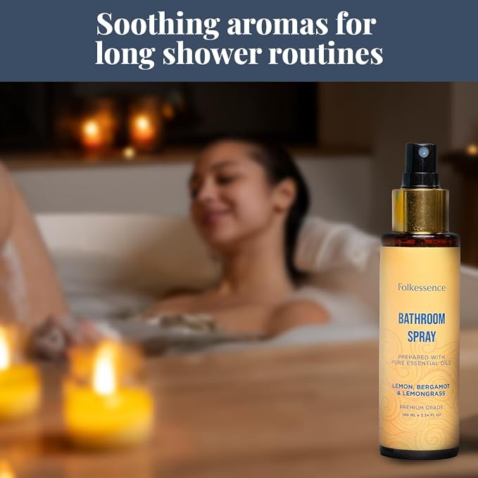 Folkulture Citrus & Bergamot Bathroom Spray - Image 5