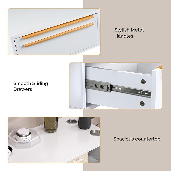OmySalon Wall Mount Salon Station, Hair Stylist Cabinet - Image 5