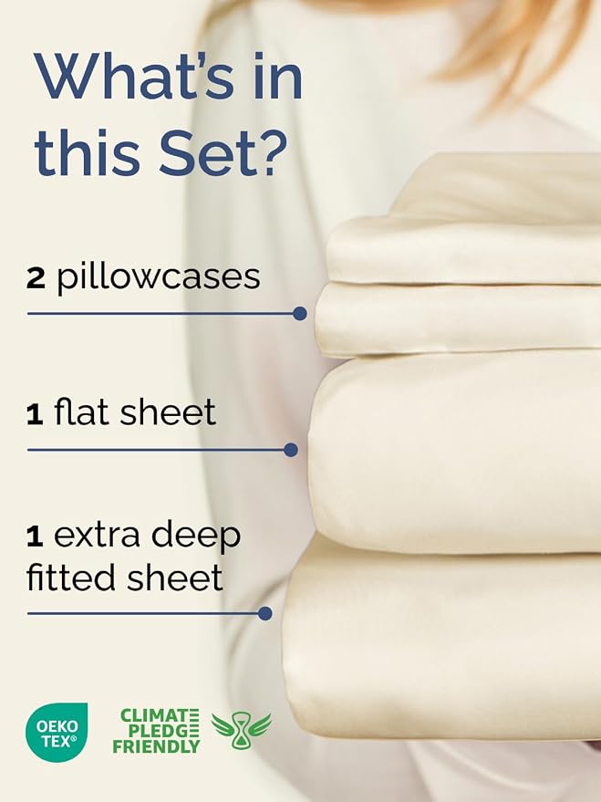Extra Deep Twin Sheet Set - Image 2