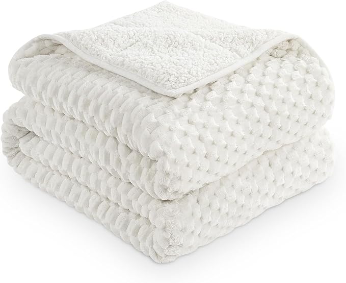 Mr. Sandman Weighted Blankets for Adults Full Size 10lbs, Warm Sherpa Fleece - Image 8