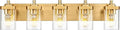 Bathroom Light Fixtures, 5-Light Modern Wall Sconces by Metwet