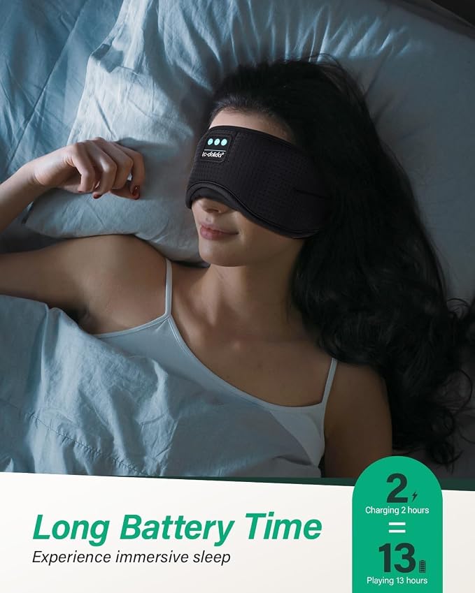 LC-dolida Sleep Headphones, Sleep Mask - Image 6