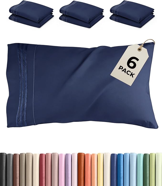 Queen Pillow Cases Set of 6 by CGKUnlimited
