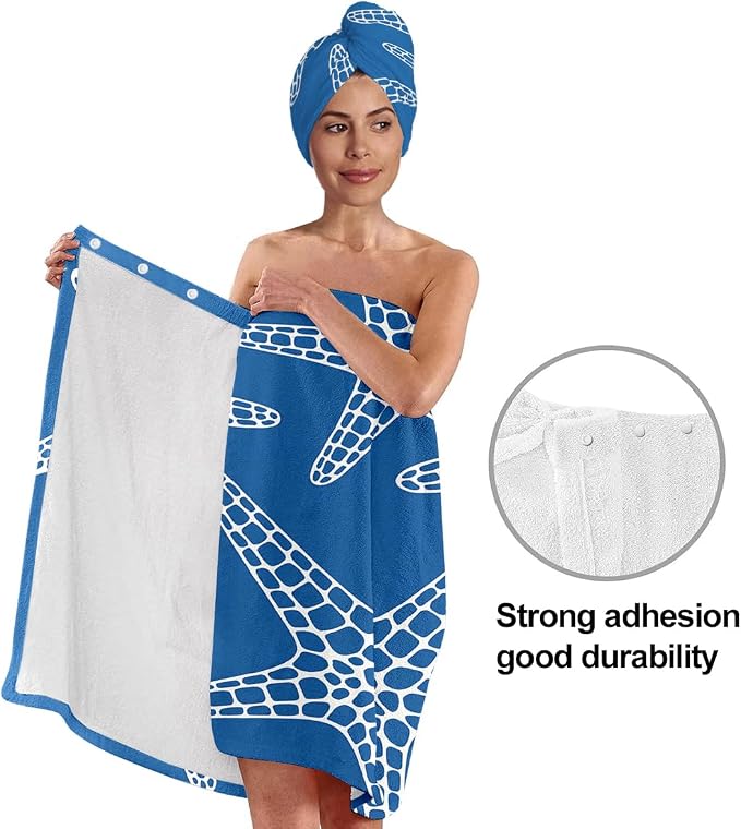 Starfish Towel Wrap for Women - Image 4