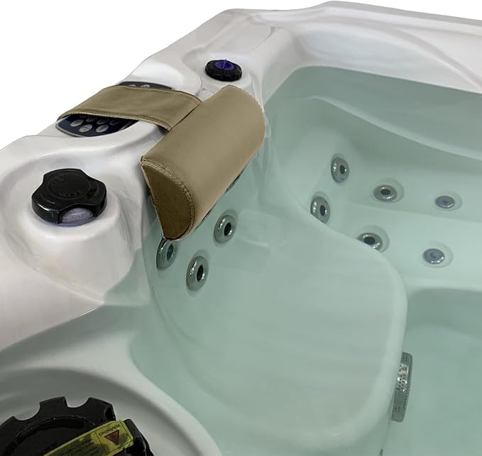 Poolzilla Universal Beige Spa Pillow, Made of Soft Foam - Image 4