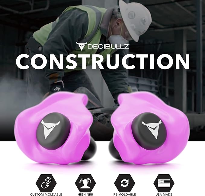 Decibullz - Custom Molded Earplugs, 31dB Highest NRR, Comfortable Hearing - Image 7