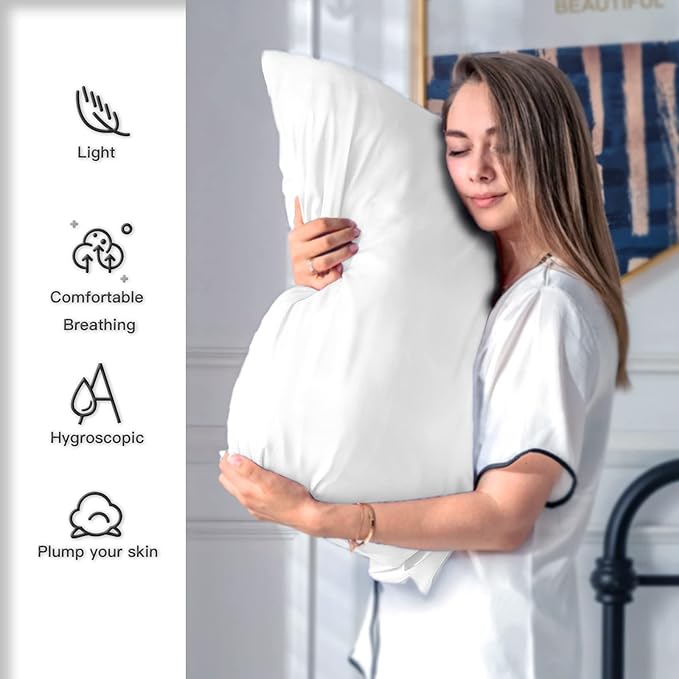 Natural Mulberry Silk Pillowcase - Image 3