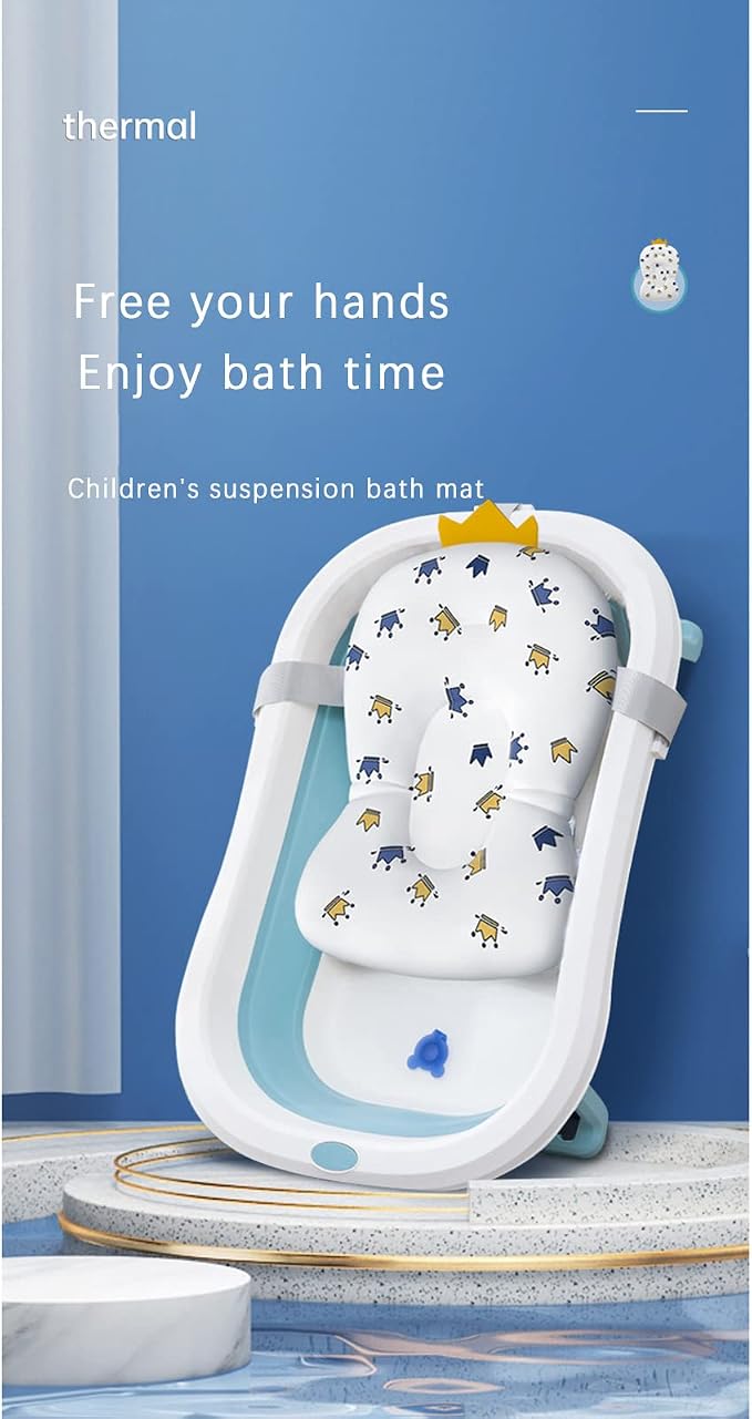 Baby Bath Cushion Pad Newborn Bathtub Mat Infant Bath Supporter Net Baby - Image 6