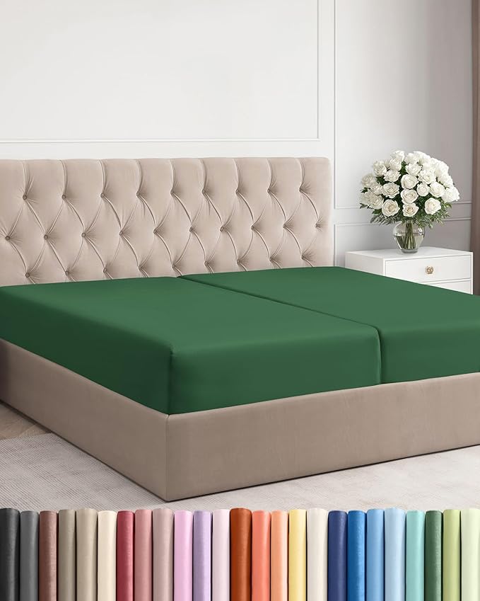 Split King Fitted Bed Sheet by CGKUnlimited