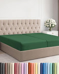 Split King Fitted Bed Sheet by CGKUnlimited