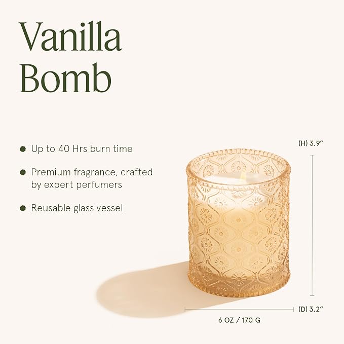 LA JOLIE MUSE Vanilla Bomb Candle | Vanilla, Lemon Zest & Patchouli | 6 oz - Image 5