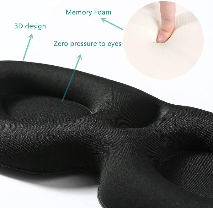 Tim & Tina 3D Sleep Eye Mask Blindfold - Image 2