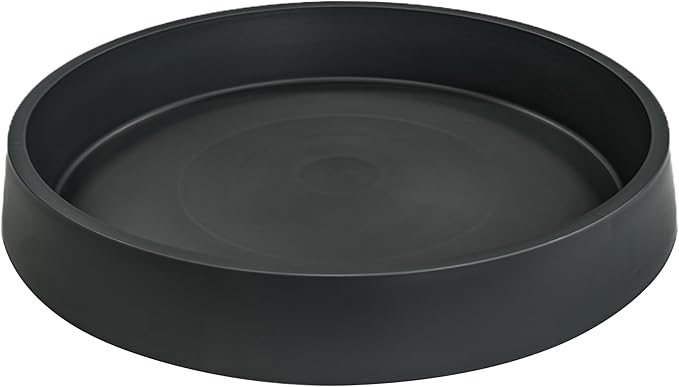 Plant Saucer Tray for Ceramic Plastic Pots, 12 inch Plant Saucers for Indoors by Bleuhome