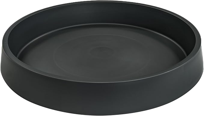 Plant Saucer Tray for Ceramic Plastic Pots, 10 inch Plant Saucers for Indoors by Bleuhome