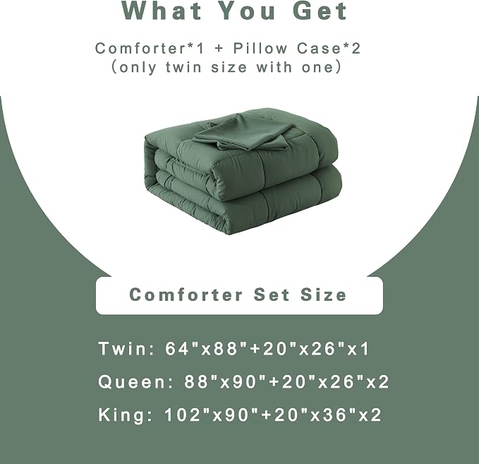 DOWNCOOL Full Size Comforter Sets -All Season Bedding Comforters Sets - Image 6