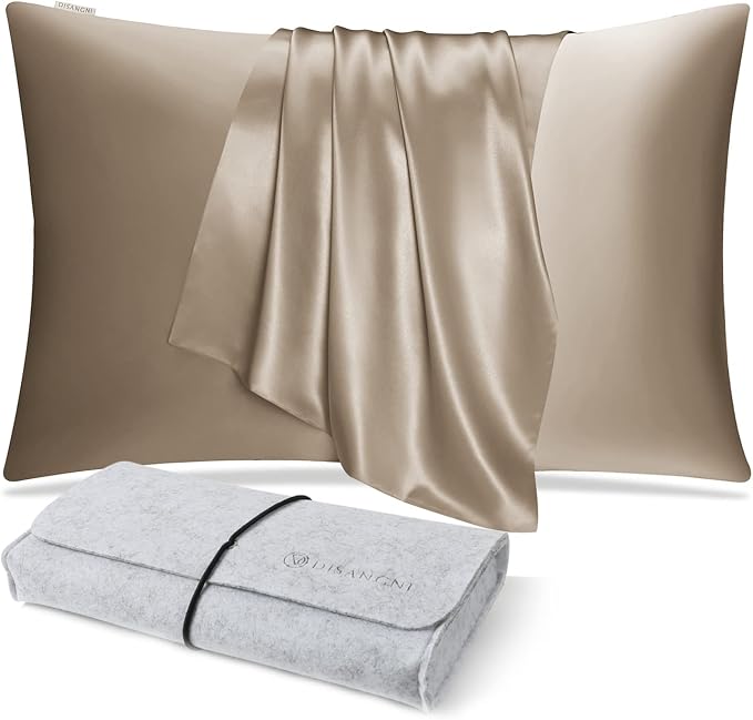 DISANGNI 100% Natural Mulberry Silk Pillow case by DISANGNI