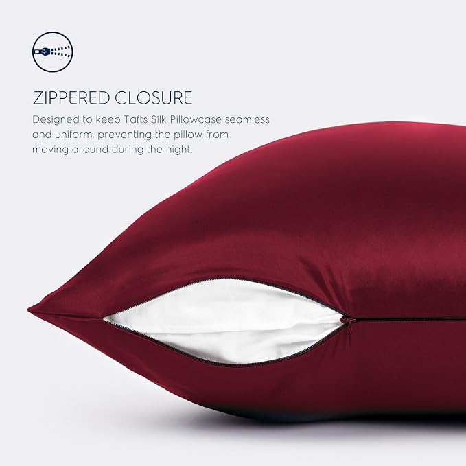Tafts Silk Pillow Cases - 22mm 100% Pure Mulberry 6A Silk Pillowcase - Image 5