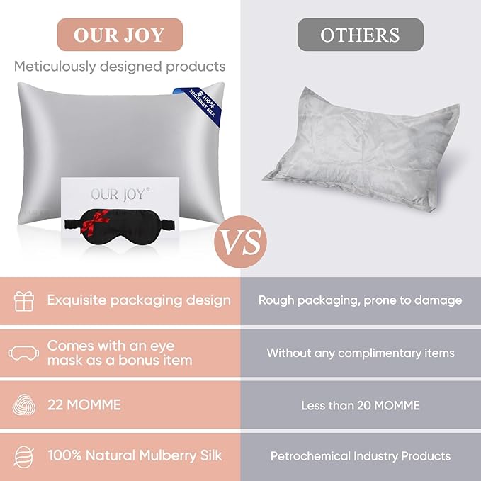100% Mulberry Silk Pillowcase 22 Momme - Image 7