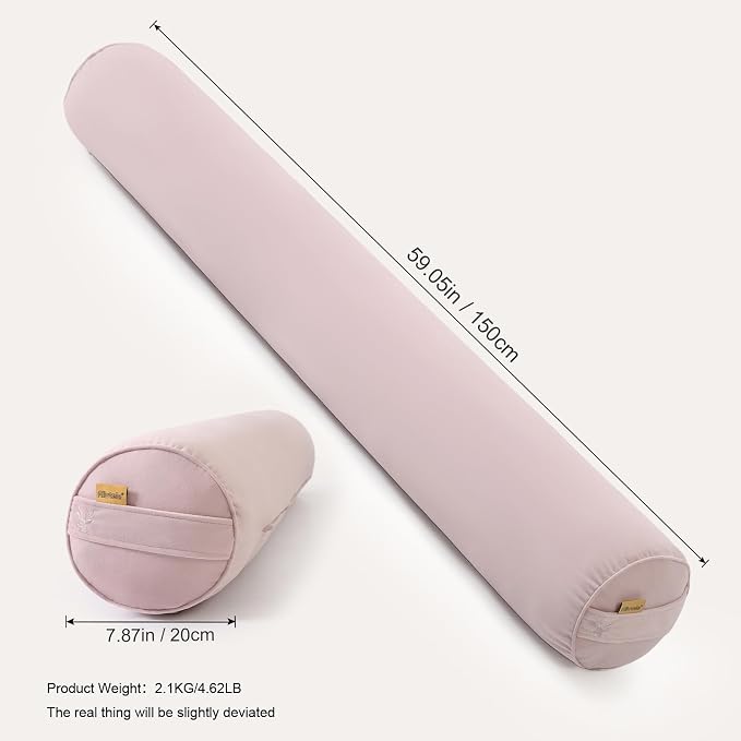 Body Pillow for Adults, Long Round Pillow, Big Cylindrical Pillow, Large Full - Image 2