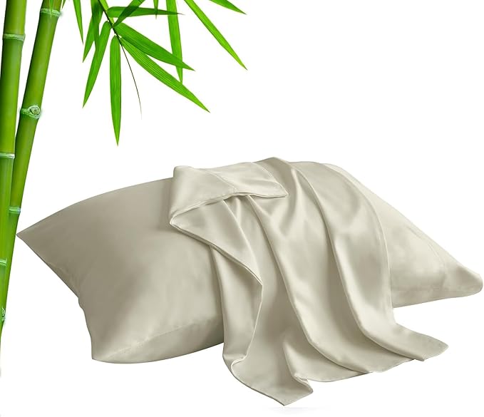BEDELITE King Size Pillow Cases Set of 2, Rayon Derived from Bamboo, Cooling by BEDELITE