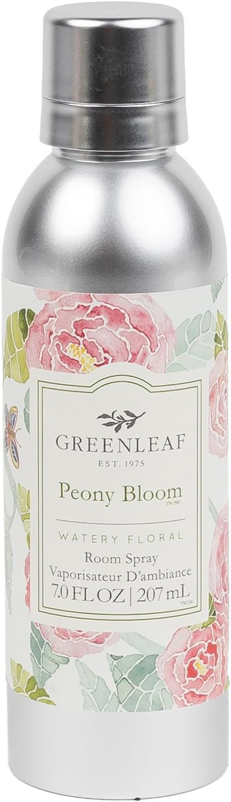 Greenleaf Gifts Peony Bloom Scented Room Air Freshener Spray | Non-Aerosol 7 oz by GreenleafGifts