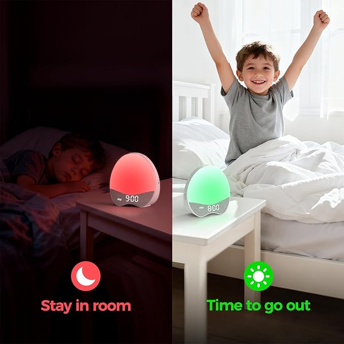 Ok to Wake Alarm Clock for Kids, Sleep Trainer - Image 3