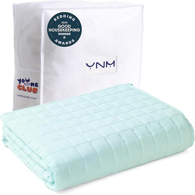 YnM 12lbs Weighted Blanket for Adults, Heavy Bed Throw Blanket by YNM