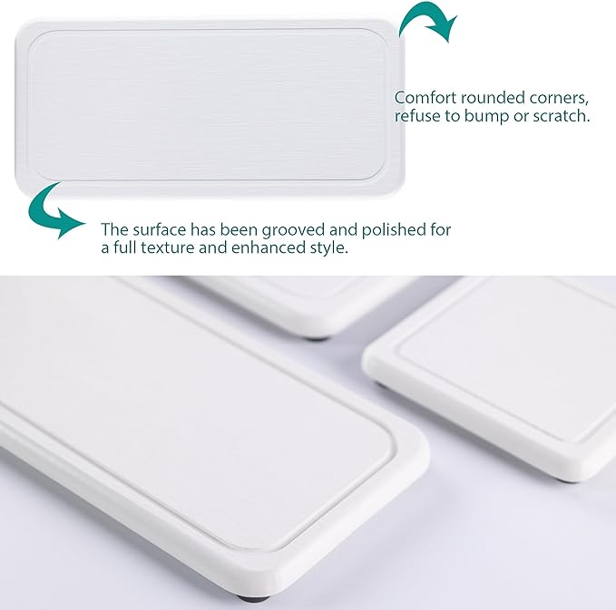 NiuYichee 2 Pcs Water Absorbing Stone Trays, Kitchen/Bathroom Sink Soap Dish - Image 7