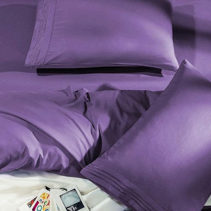 SONORO KATE Bed Sheet Set Super Soft Microfiber 1800 Thread Count Luxury - Image 5